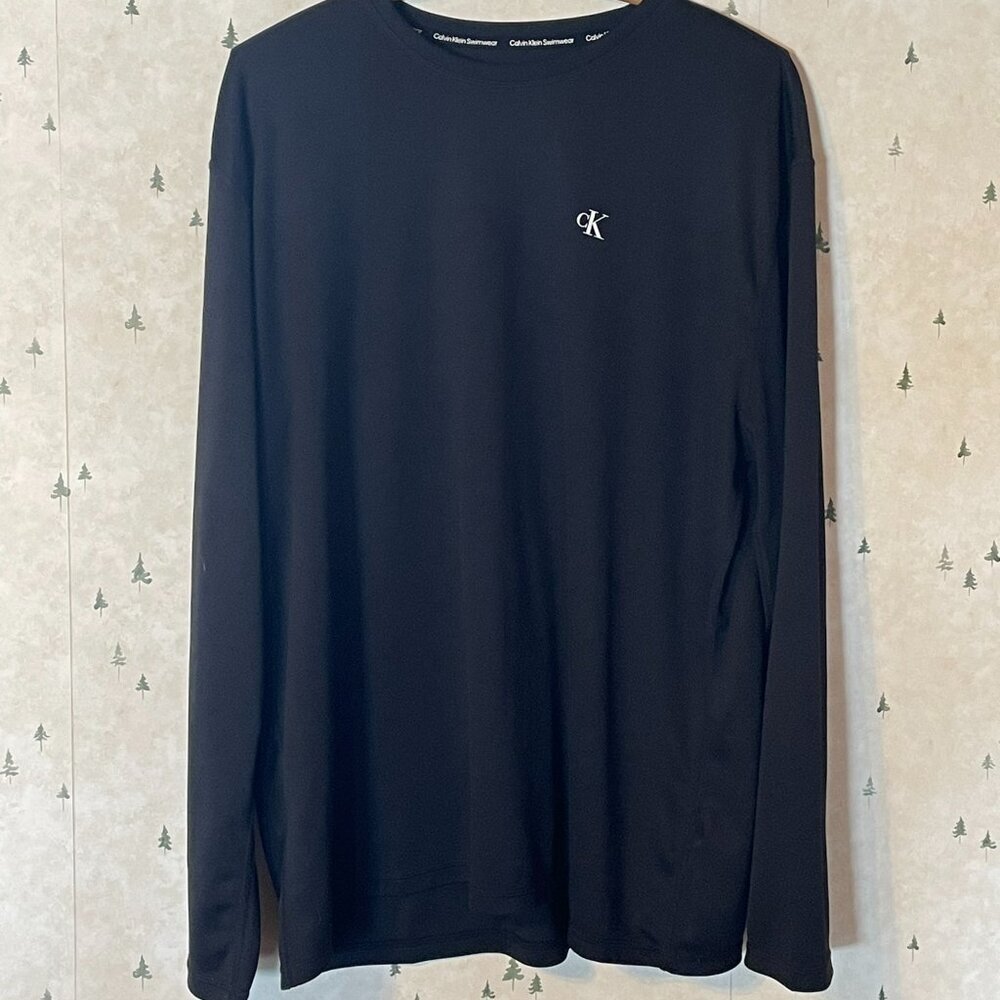 Calvin Klein Swimwear Standard UPF 40+ Long Sleeve Quick Dry Swim Shirt
